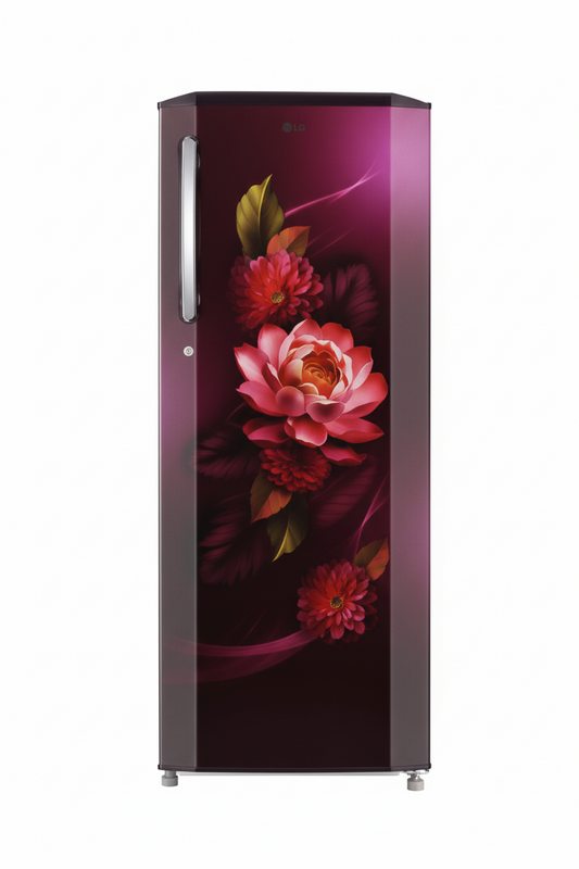 Red Water Lily Fridge